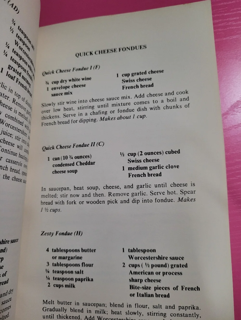 Vintage 1969 The Fondue Cookbook by Beth Merriman Paperback (0811)